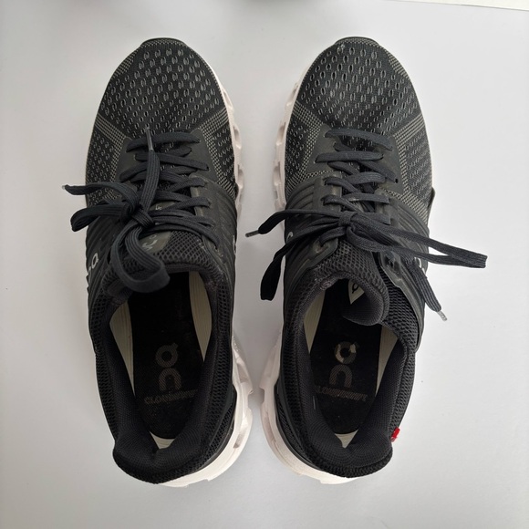 On Cloud Cloudswift Shoes Running Sneakers Cushioned Trainer Black White Size 7 - Picture 10 of 15